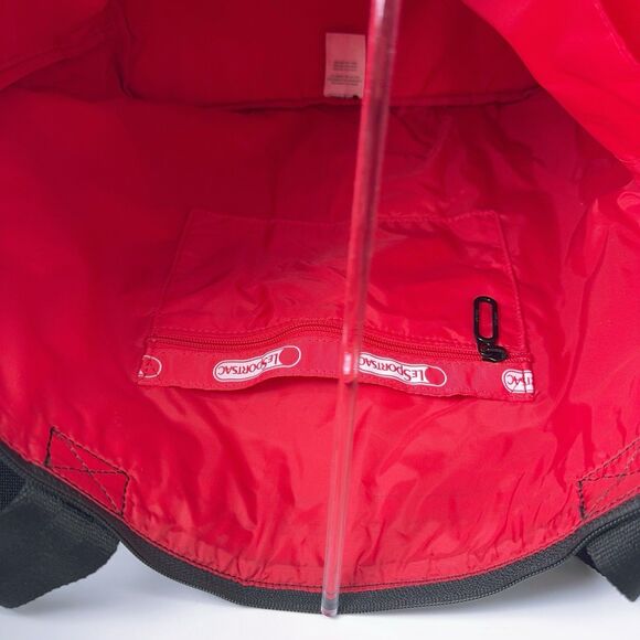 LeSportsac X Peanuts Hailey Light Tote Snoopy Sky Colorful Heart Balloons NWT - Picture 8 of 13